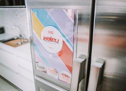 Imagem de Kit 2 Display Acrílico Expositor Recado Papel A4 Parede