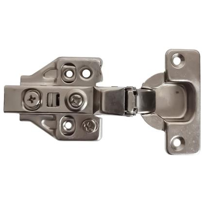 Imagem de Kit 2 Dobradiça Curva 35Mm Com Pistão Calço 3D Clip On 1 Par