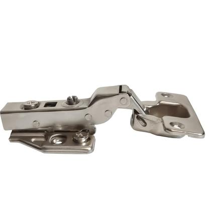 Imagem de Kit 2 Dobradiça Curva 35Mm Com Pistão Calço 3D Clip On 1 Par