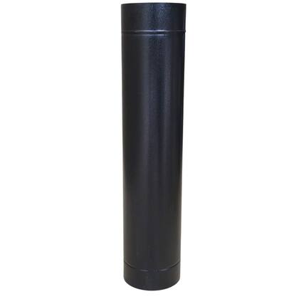 Imagem de Kit 2 Duto 5 Preto 60cm Chaminé Churrasqueira Qualidade