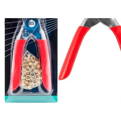 Imagem de KIT 2 Eda Alicate P/ Ilhos Cromado - 6Nt