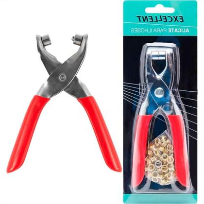 Imagem de KIT 2 Eda Alicate P/ Ilhos Cromado - 6Nt