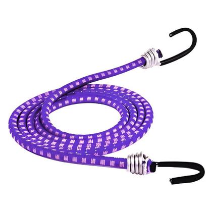 Imagem de Kit 2 Elástico para Moto Corda para Bagageiro 1,50mts Gancho de Metal Resistente Multiuso