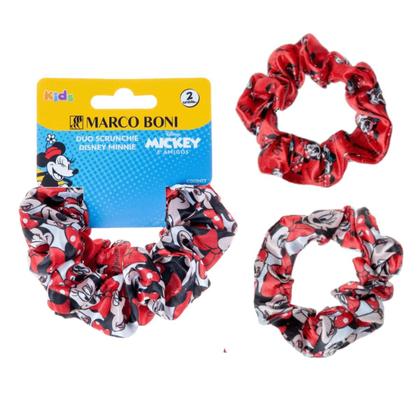 Imagem de Kit 2 Elásticos De Cabelo Scrunchie Disney Minnie Marco Boni