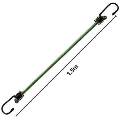 Imagem de Kit 2 Elásticos Extensores Fino P/ Bagagem Moto/bicicleta