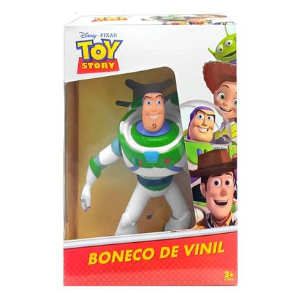 Imagem de Kit 2 em 1 Bonecos Toy Story Woody e Buzz Lightyear de Vinil Articulado 18cm Orignal