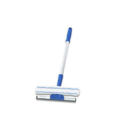 Imagem de Kit 2 em 1 Rodo para Limpeza de Vidros 45cm Com Cabo 50cm Bralimpia
