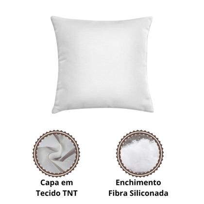Imagem de Kit 2 Enchimento para Almofadas Fibra Siliconada 30x30 cm