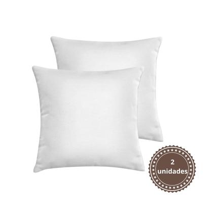Imagem de Kit 2 Enchimento para Almofadas Fibra Siliconada 30x30 cm