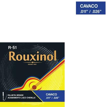 Imagem de Kit 2 Encordoamento Cavaquinho R51 0.11” Rouxinol PRR51L