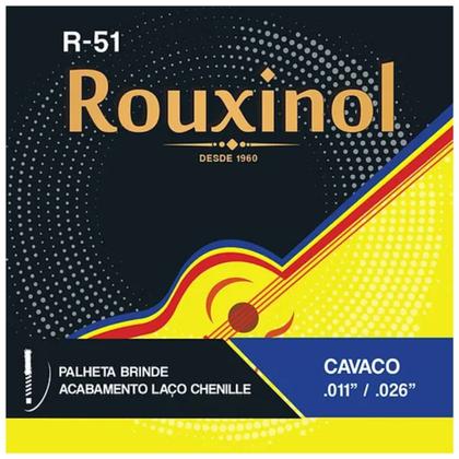Imagem de Kit 2 Encordoamento Cavaquinho R51 0.11” Rouxinol PRR51L