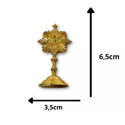 Imagem de Kit 2 Enfeites Católico Resplendor Espírito Santo De Metal