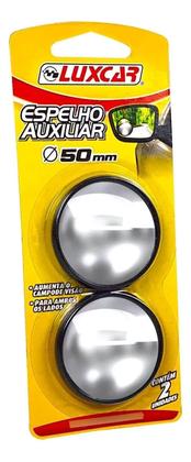 Imagem de Kit 2 Espelho Convexo Maior Campo De Visão Sem Ponto Cego