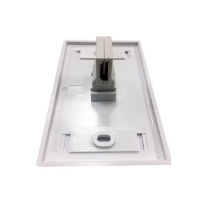Imagem de Kit 2 Espelhos de parede 4 x 2 c/ keystone HDMI de 90 Graus