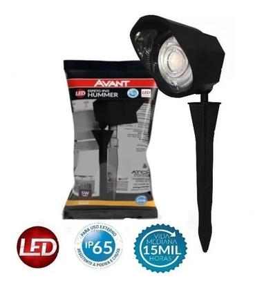 Imagem de Kit 2 Espeto Jardim Luminaria Led 5w Ambar 2200k Ip65 Avant