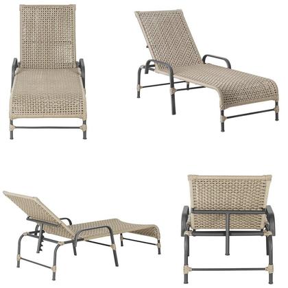 Imagem de Kit 2 Espreguiçadeiras Corda Náutica e Mesa Garden em Alumínio para Piscina Edícula Catar