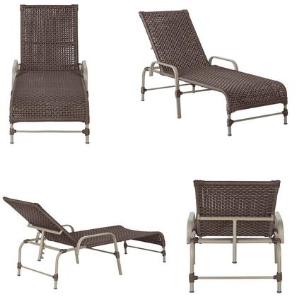 Imagem de Kit 2 Espreguiçadeiras Corda Náutica e Mesa Garden em Alumínio para Piscina Edícula Catar