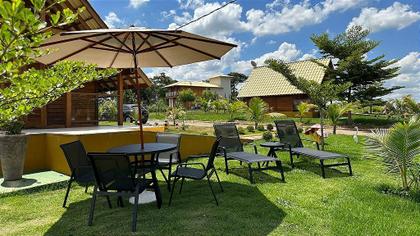 Imagem de Kit 2 Espreguiçadeiras Lótus Premium Encosto Regulável 5 Posições em Alumínio e Tela Sling