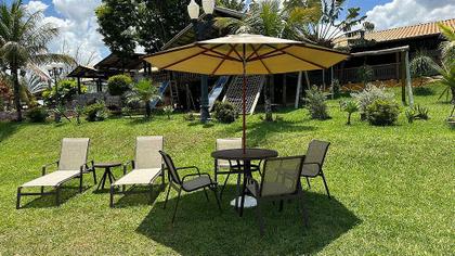 Imagem de Kit 2 Espreguiçadeiras Lótus Premium Encosto Regulável 5 Posições em Alumínio e Tela Sling