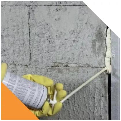 Imagem de Kit 2 Espuma Expansiva Pu Poliuretano 500ml 340g Vedação Barone