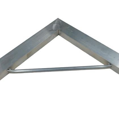 Imagem de Kit 2 Esquadro Alumínio 0,80 X 0,60cm P/ Pedreiro Construção