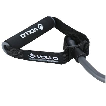 Imagem de Kit 2 Extensor Elástico Para Exercícios Com Pegador Nível Forte VP1065 Vollo Sports