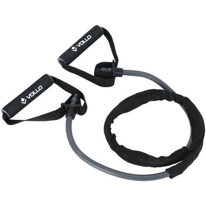Imagem de Kit 2 Extensor Elástico Para Exercícios Com Pegador Nível Forte VP1065 Vollo Sports