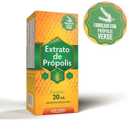 Imagem de Kit 2 Extrato de Própolis Verde 20ml cada, em gotas  Arte Nativa