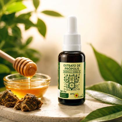 Imagem de Kit 2 Extrato de Própolis Verde 70% 30ml Alta Concentração Natural Sem Açúcar- Apis Flora
