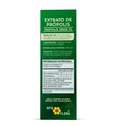 Imagem de Kit 2 Extrato de Própolis Verde 70% 30ml Alta Concentração Natural Sem Açúcar- Apis Flora