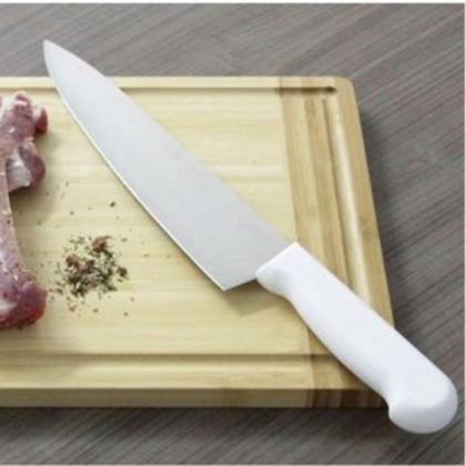 Imagem de Kit 2 Facas de Carne 8" Chef Gourmet Inox Açougue Profissional Cozinha Churrasco Fratelli