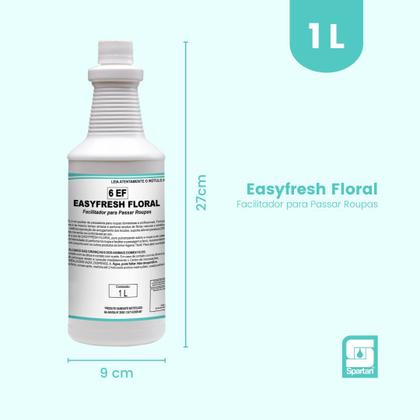 Imagem de Kit 2 Facilitadores Para Passar Roupas Easyfresh Floral 1 L
