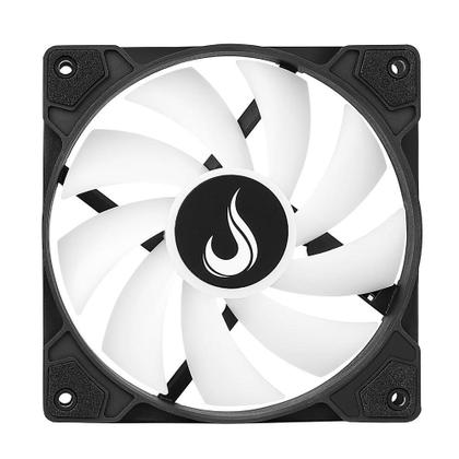 Imagem de Kit 2 Fans Rise Mode X ARGB 120mm S/Controladora Preto - RM-XLD-ARGB