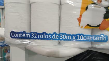 Imagem de KIT 2 Fardos De Papel Higiênico Com 32 Rolos Com 30mt, 64 rolos