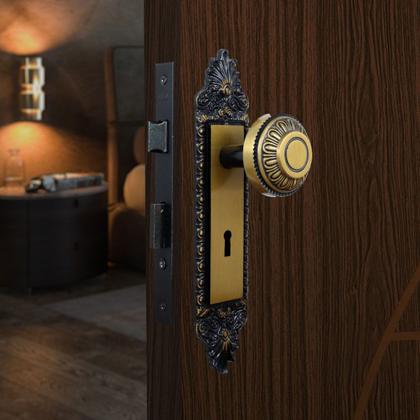 Imagem de Kit 2 Fechadura Interna + 2 Externa + 2 Banheiro