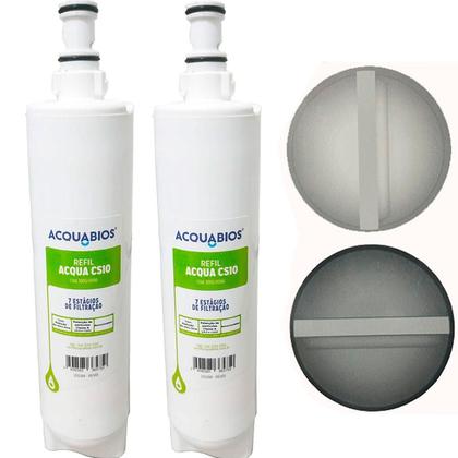 Imagem de Kit 2 Filtro Refil Classe A Compatível Purificador Consul