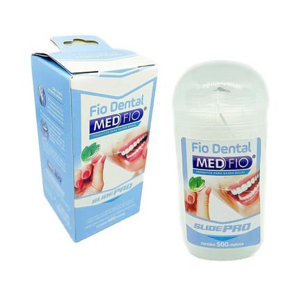 Imagem de Kit 2 Fio Dental 500m cada Aroma menta encerado Resistente