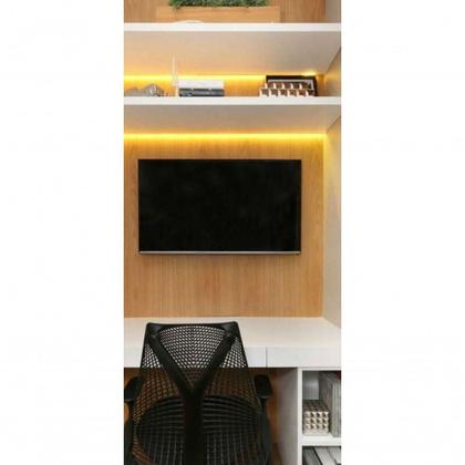 Imagem de Kit 2 Fios Fita Led Luz Amarela 120 Lâmpadas Led 2m à Pilha