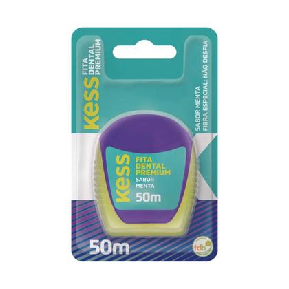 Imagem de Kit 2 Fita Dental Premium Menta 50m Kess