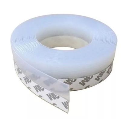 Imagem de Kit 2 Fitas Veda Fresta para Porta Fita Transparente PVC 180 cm Flexivel