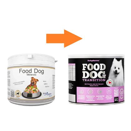 Imagem de Kit 2 Food Dog Transition Minerais Botupharma 100g