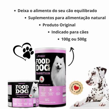 Imagem de Kit 2 Food Dog Transition Minerais Botupharma 100g