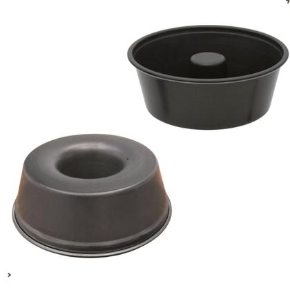 Imagem de Kit 2 Formas Assadeira Redonda Para Bolo Pudim  Antiaderente