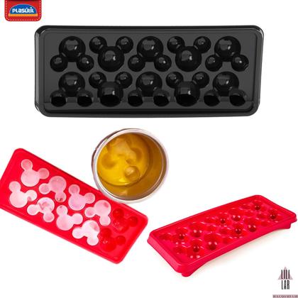 Imagem de Kit 2 Formas de Plástico para Gelo Chocolote do Mickey Mouse