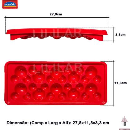 Imagem de Kit 2 Formas de Plástico para Gelo Chocolote do Mickey Mouse