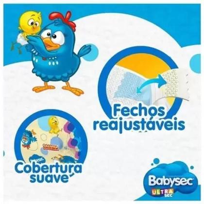 Imagem de KIT 2 Fraldas Infantil Babysec Hiper Tamanho M
