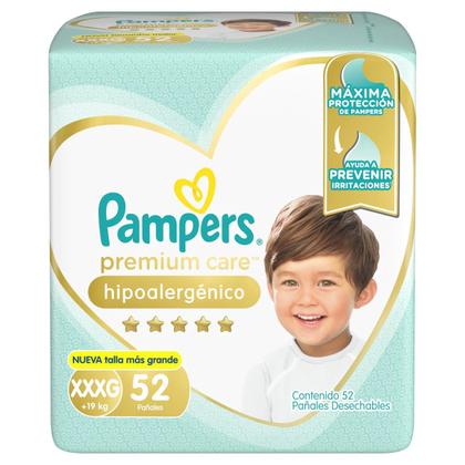 Imagem de Kit 2 Fraldas Pampers Premium Care XXXG com 52un cada