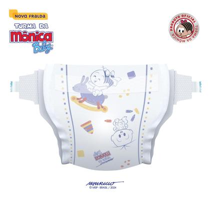 Imagem de Kit 2 Fraldas Turma da Mônica Baby Jumbo RN com 36un cada