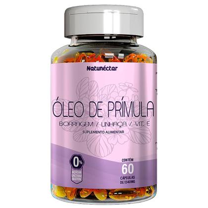 Imagem de Kit 2 Frascos Óleo de Prímula Gelatinosas Vitamina E Borragem Linhaça Femme 120 Cápsulas Suplemento Alimentar Natural