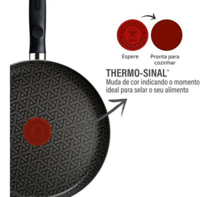 Imagem de Kit 2 Frigideira Antiaderente Rochedo Robusta 18cm E 20cm